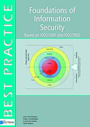 foundations of it security based on iso27001 and iso27002 1st edition jule hintzbergen 9087535686,
