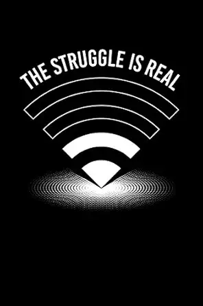 the struggle is real 6x9 dot grid notebook 120 pages composition book and journal funny gift for coding