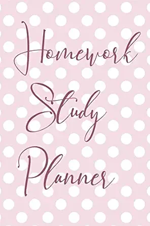 homework study planner 2019 2020 undated monthly weekly student calendar for goal tracking and time blocking