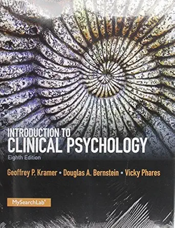 introduction to clinical psychology plus mysearchlab with etext access card package 1st edition geoffrey p