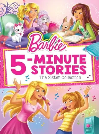 barbie 5 minute stories the sister collection 1st edition random house 039955209x, 978-0399552090
