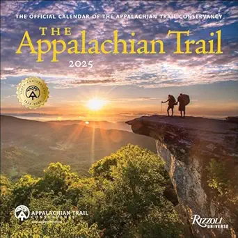 the appalachian trail 2025 wall calendar 1st edition appalachian trail conservancy 0789344963, 978-0789344960