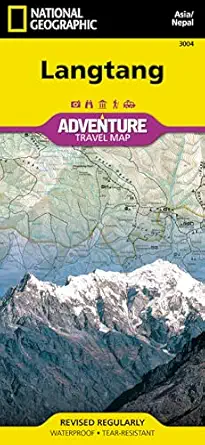 langtang map nepal 1st edition national geographic maps adventure 156695522x, 978-1566955225