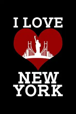 i love new york nyc journal notebook 6x9 with 120 lined pages ny themed gifts and new york city souvenirs