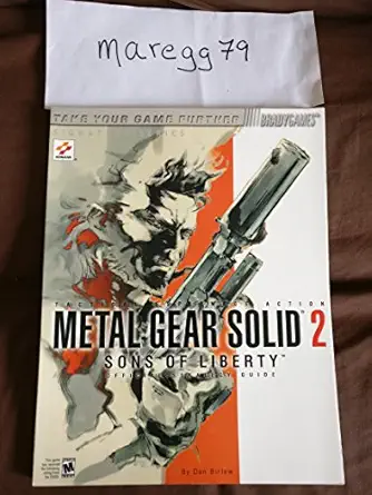 metal gear solid 2 sons of liberty official strategy guide 1st edition dan birlew 0744001099, 978-0744001099