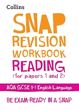 collins gcse 9 1 snap revision a reading workbook new gcse grade 9 1 english language aqa gcse grade 9 1 1st