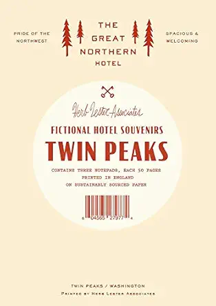 the great northern hotel fictional hotel notepad set 1st edition herb lester associates 1916349552,