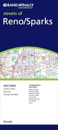 rand mcnally reno/ sparks nevada 1st edition rand mcnally 0528862650, 978-0528862656