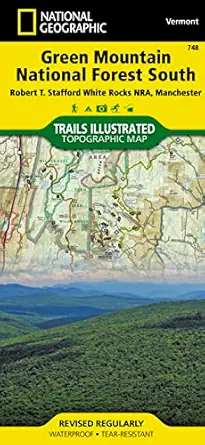 green mountain national forest south map robert t stafford white rocks national recreation area manchester