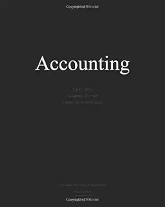 accounting 2018a 2019 academic planner september to september 1st edition gaga simple planners 1719889589,