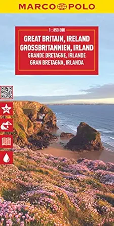 great britain and ireland marco polo map 1st edition marco polo 3575017727, 978-3575017727