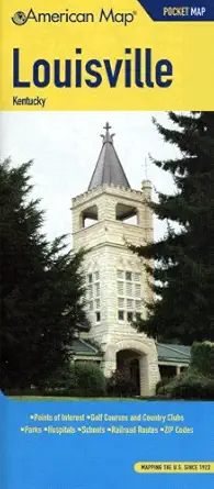 louisville ky pocket map 1st edition american map 084162853x, 978-0841628533