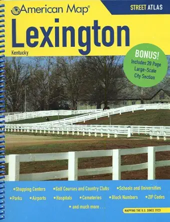 american map lexington kentucky 1st edition american map 0841609667, 978-0841609662