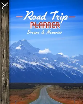 road trip planner vacation planner and travel journal for 4 holidays in a large softback notebook 1st edition