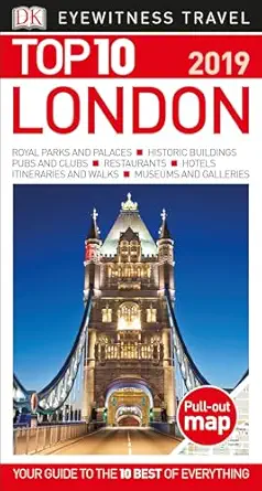 top 10 london 2019 1st edition dk eyewitness 1465471472, 978-1465471475