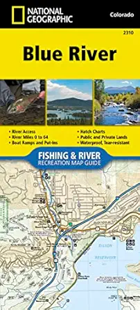 blue river map 1st edition national geographic maps trails illustrated 1566957664, 978-1566957663