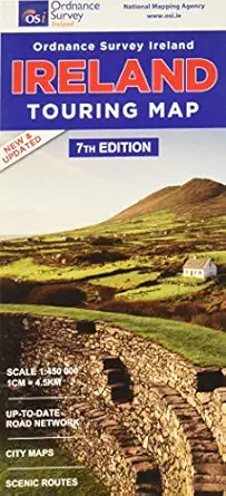 ireland touring map 1st edition ordnance survey ireland 1908852895, 978-1908852892
