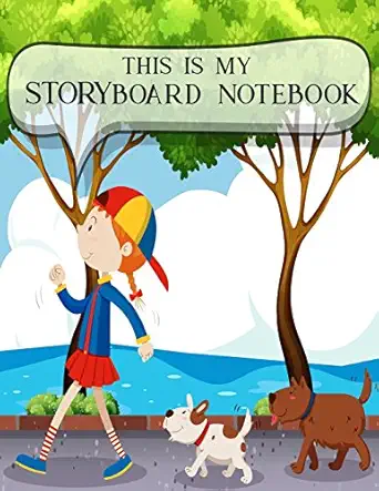 storyboard notebook 1 1 85 4 panels with narration lines for storyboard sketchbook ideal for filmmakers