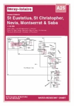 imray iolaire chart a25 2006 st eustatius st kitts and nevis 1st edition imray 0852889534, 978-0852889534