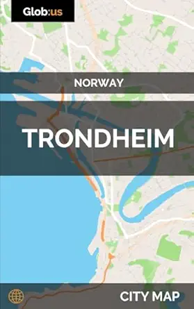 independently published trondheim norway city map street map greyscale matte finish 1st edition jason patrick