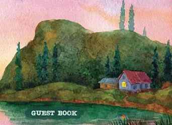 guest book rustic cabin lake guest book visitor welcome for vacation home airbnb bandb vrbo house rentals 1st