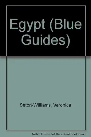 blue guide egypt 1st edition peter seton williams, veronica, stocks 0713635908, 978-0713635904