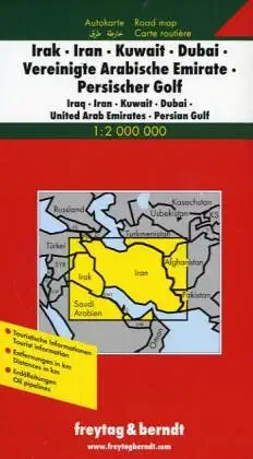 iraq iran kuwait dubai united arab emirates 1st edition freytag berndt 3707903362, 978-3707903362