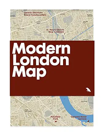 modern london map guide to modern architecture in london 1st edition robin wilson 1912018845, 978-1912018840
