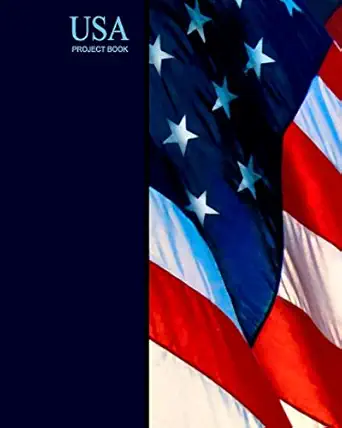 usa project book american flag 1st edition smart bookx 1492828319, 978-1492828310