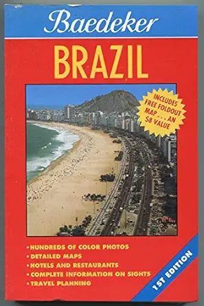 baedeker brazil 1st edition printing 0028604571, 978-0028604572