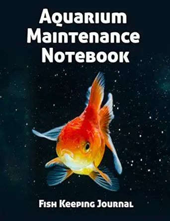 aquarium maintenance notebook fish keeping journal tank aquarium log book beautiful goldfish 1st edition