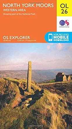 exp ol26 north york moors western area 1st edition follow 031924265x, 978-0319242650