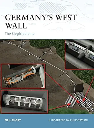 germanys west wall the siegfried line 1st edition neil short ,chris taylor 184176678x, 978-1841766782