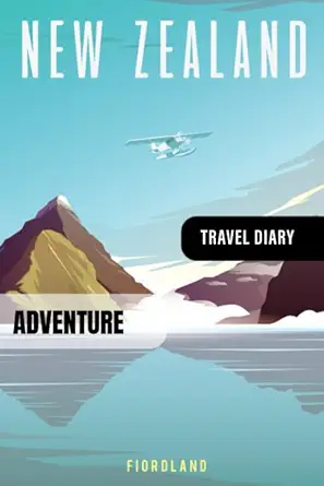 new zealand travel diary guided journal log book to write fill in 52 famous traveling quotes daily agenda