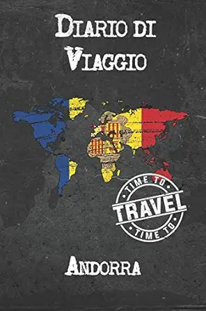 diario di viaggio andorra 6x9 diario di viaggio i taccuino con liste di controllo da compilare i un regalo