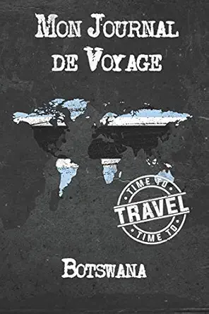 mon journal de voyage botswana 6x9 carnet de voyage i journal de voyage avec instructions checklists et
