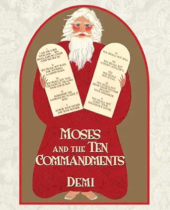 moses and the ten commandments 1st edition demi 1957670096, 978-1957670096