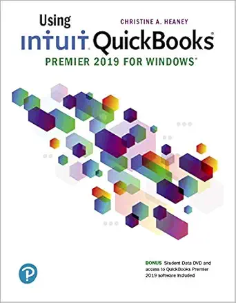 using intuit quickbooks premier 2019 for windows access card package 1st edition christine heaney 0135638100,