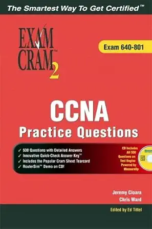 ccna practice questions 1st edition jeremy cioara ,chris ward 0789731789, 978-0789731784