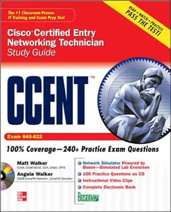 ccent cisco certified entry networking technician study guide 1st edition matt walker ,angela walker