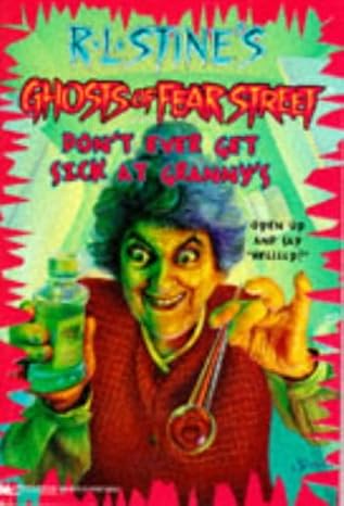 dont ever get sick at grannys 1st edition r l stine 0671001884, 978-0671001889
