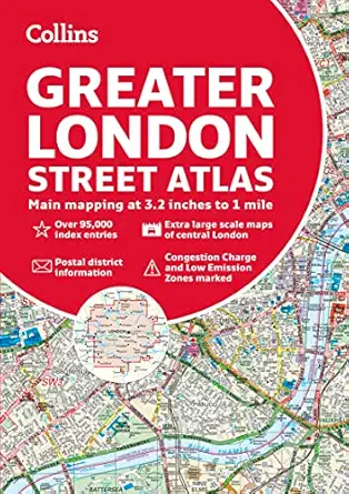 greater london street atlas 1st edition collins maps 0008370001, 978-0008370008