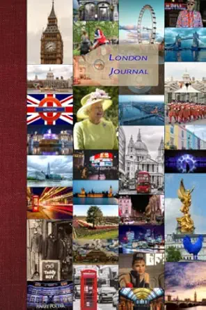 london journal blank london travel journal for fans of vibrant london uk 1st edition lived pages 1791854214,