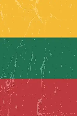 lithuania flag journal lithuania travel diary lithuanian holiday souvenir book lined journal to write in 1st