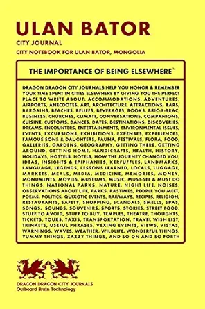 ulan bator city journal city notebook for ulan bator mongolia 1st edition dragon dragon city journals