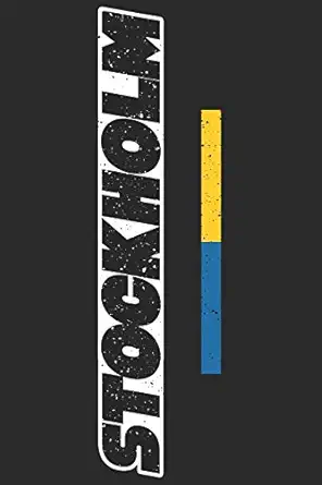 stockholm liniertes notizbuch mit 120 seiten stockholm die stadt metropole in schweden als geschenk oder