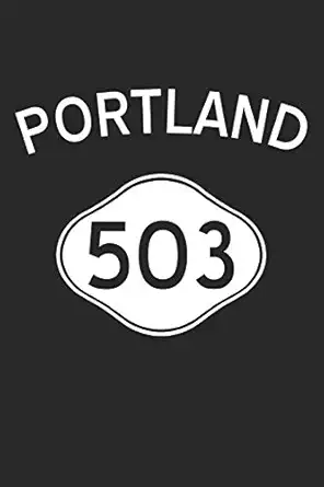 portland notebook oregon gift area code portland journey diary oregon travel journal medium college ruled