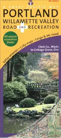 portland map 1st edition cartography by benchmark maps ,david j r peckarsky ,bob lindquist robert kemp