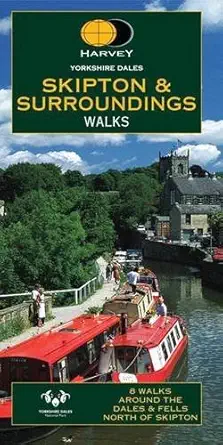 yorkshire dales skipton and surroundings walks walking map 1st edition harvey map services ltd 1851374124,