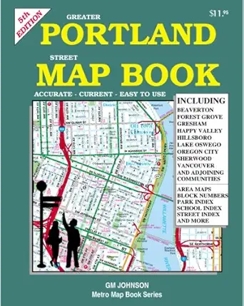 portland or atlas 1st edition g m johnson 1897152442, 978-1897152447